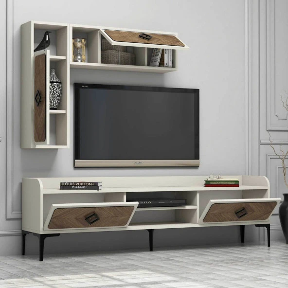 Variant Mobilya Samba Tv Ünitesi - Krem - Resim 4