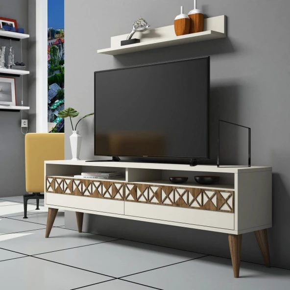 Variant Mobilya Line Tv Ünitesi - Krem ürün görseli 1
