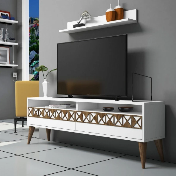Variant Mobilya Line Tv Ünitesi - Beyaz - Resim 2