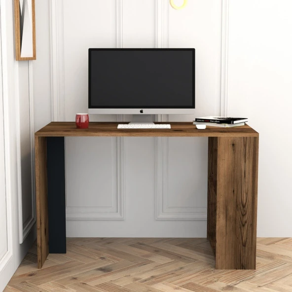 Variant Mobilya Lima Çalışma Masası - Ceviz / Antrasit - Resim 3
