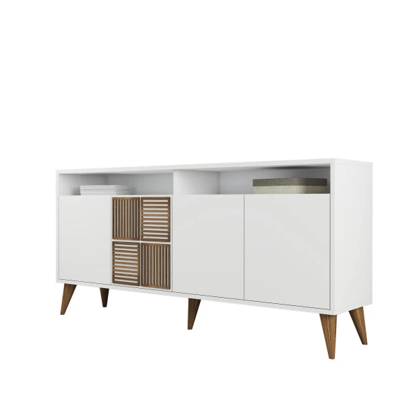 Variant Mobilya Milan 160Cm Konsol - Beyaz / Beyaz - Resim 4