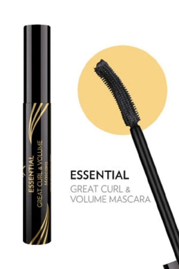 Golden Rose Essential Great Curl & Volume Maskara - Resim 5