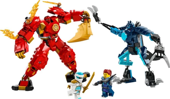 LEGO Ninjago 71808 Kai's Elemental Fire Mech - Resim 3