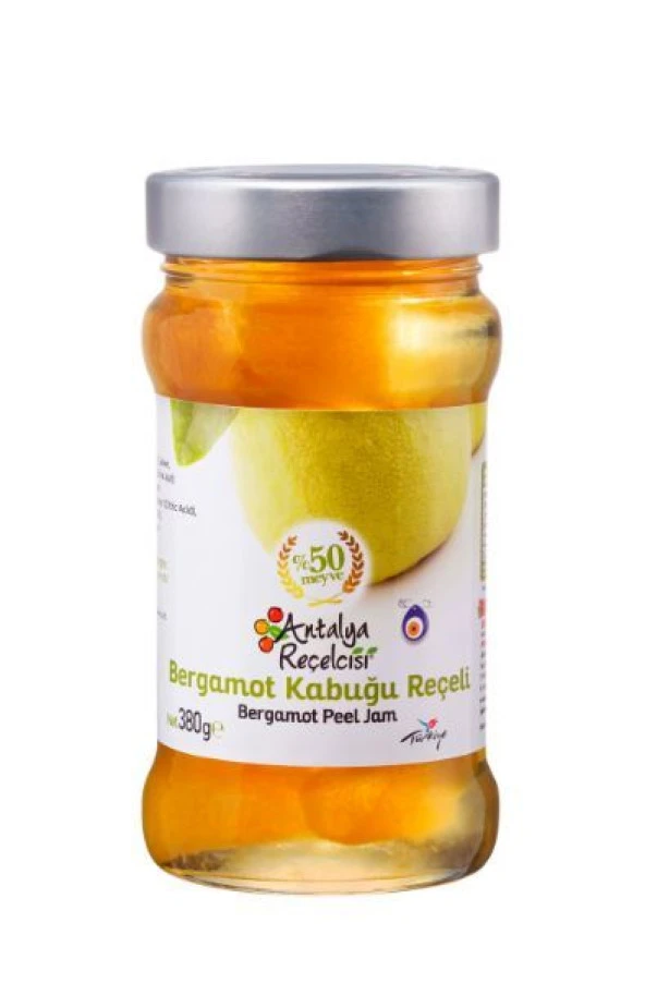 Antalya Reçelcisi Bergamot Kabuğu Reçeli 380g Klasik Seri ürün görseli 1