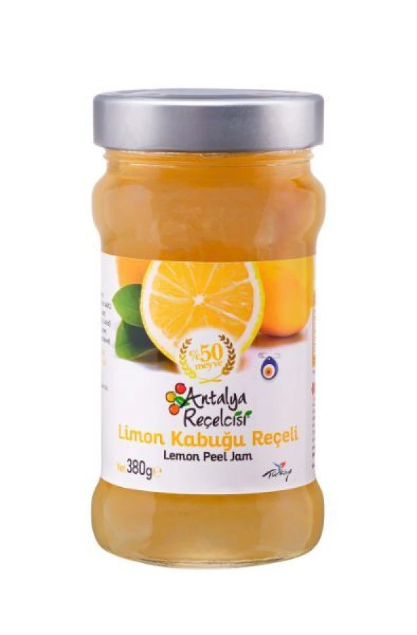 Antalya Reçelcisi Limon Kabuğu Reçeli 380g Klasik Seri ürün görseli 1