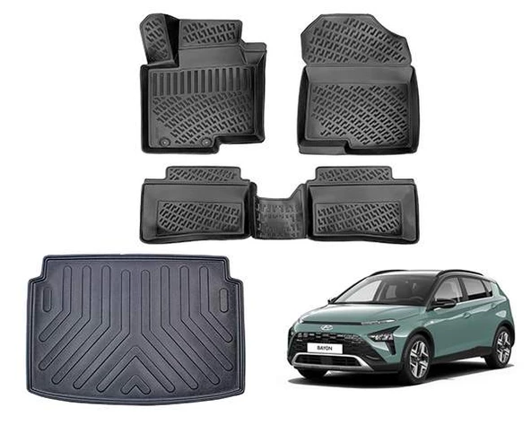 Hyundai Bayon  2021+ Rizline 3D Paspas ve Bagaj Havuzu ürün görseli 1