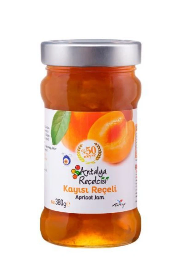 Antalya Reçelcisi Kayısı Reçeli 380g Klasik Seri ürün görseli 1