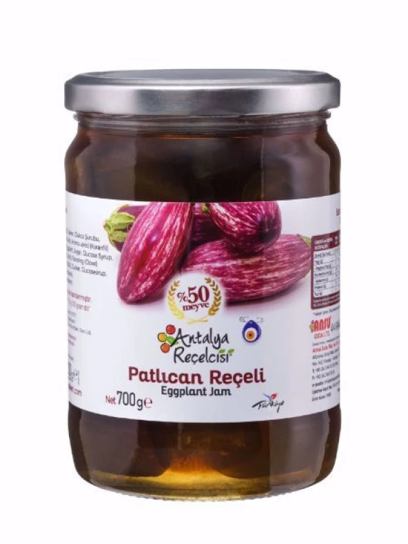 Antalya Reçelcisi Patlıcan Reçeli 700g Klasik Seri ürün görseli 1