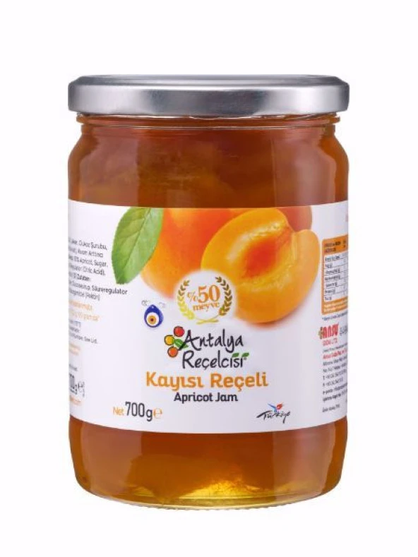Antalya Reçelcisi Kayısı Reçeli 700g Klasik Seri ürün görseli 1