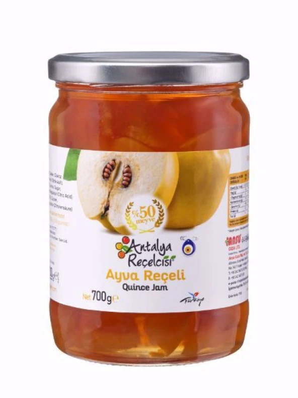 Antalya Reçelcisi Ayva Reçeli 700g Klasik Seri ürün görseli 1