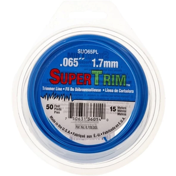 Supertrim Dx221365 Misina 1.7Mm 15 Metre Mavi Yuvarlak ürün görseli 1