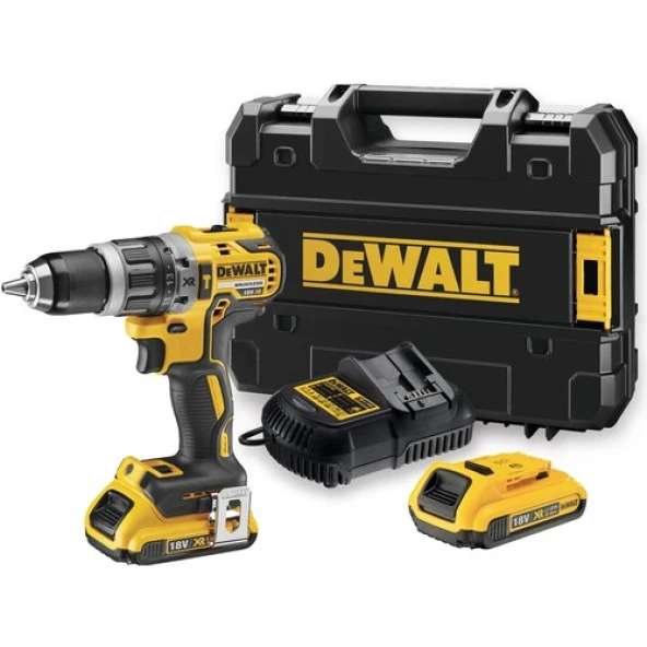 Dewalt DCD778S2T Kömürsüz Darbeli Vidalama Matkabı 18 Volt 1.5Ah ürün görseli 1