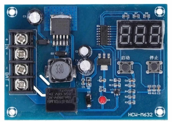 Hcw-m632 Şarj Kontrol Devresi 12-24v Akü Ve Lityum Pil Uyumlu ürün görseli 1