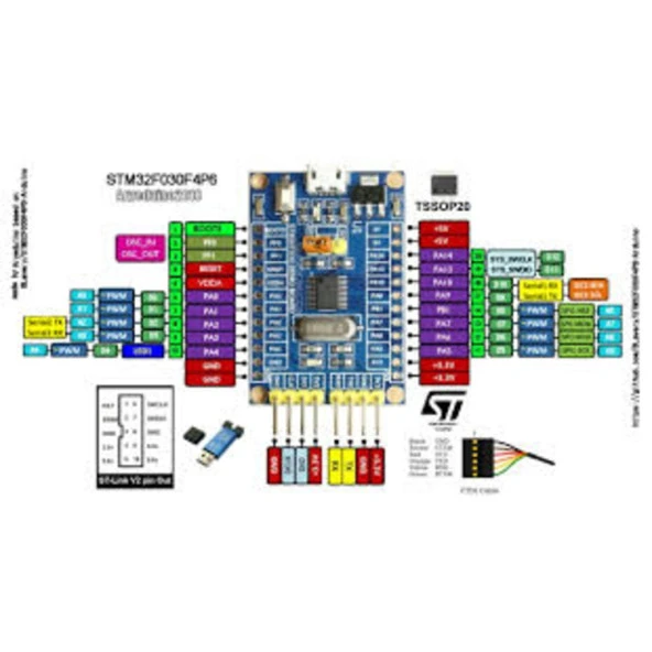 Stm32F030F4P6 Geliştirme Kartı - Resim 5