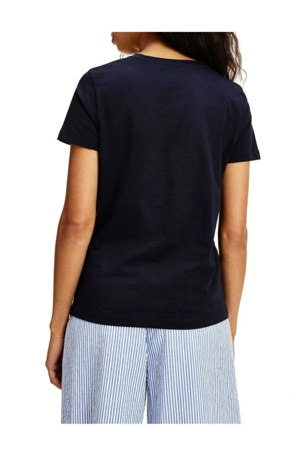 Logo Crew Neck Organik Pamuk T-shirt ürün görseli 1