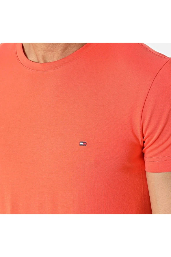 Basic T-shirt Stretch Slım Fıt Tee - Resim 3
