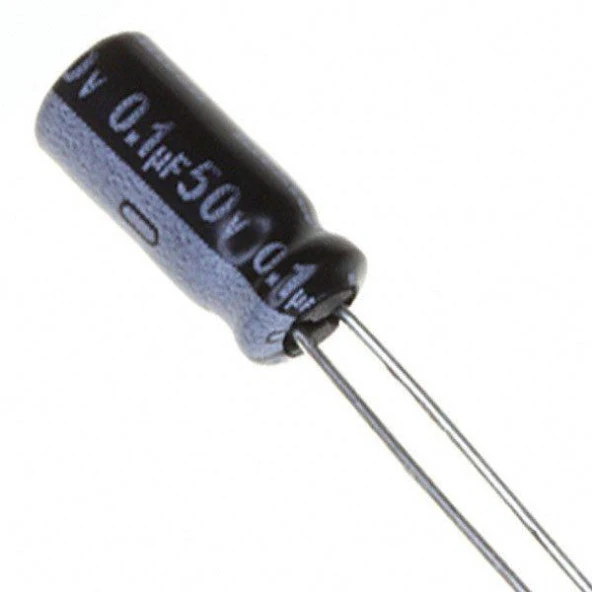 0.1uF 50V Elektrolit Kondansatör ürün görseli 1