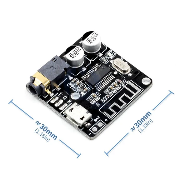 VHM-314 Bluetooth 5.0 Mp3 Modül  VHM-314  Bluetooth 5 Ses Alıcı K ürün görseli 1