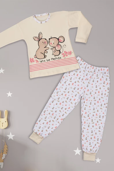 DoReMi Kız Çocuk Pijama Takımı - Resim 2