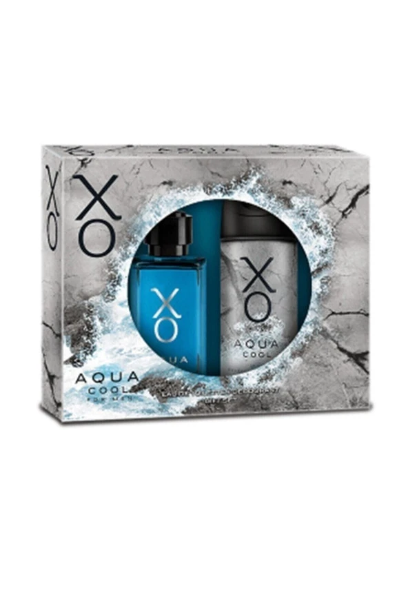 Xo Set Aqua Cool Edt 100ml Deodorant Hediyeli Erkek Parfüm Set ürün görseli 1