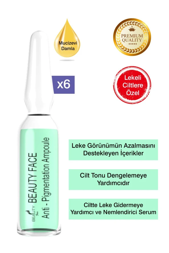 Beauty Collection Beauty Face Anti Pigmentation / Leke Karşıtı Ampul X6 ürün görseli 1