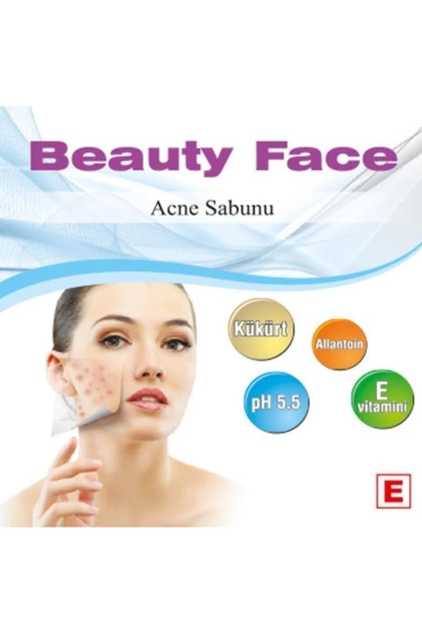 Beauty Face Akne Için Cilt Sabunu 90 gr ürün görseli 1