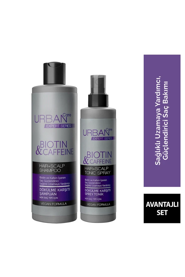 Urban Care Expert Biotin Ve Kafein Dökülme Karşıtı Şampuan Tonik-sağlıklı Uzamaya Yardımcı-vegan ürün görseli 1