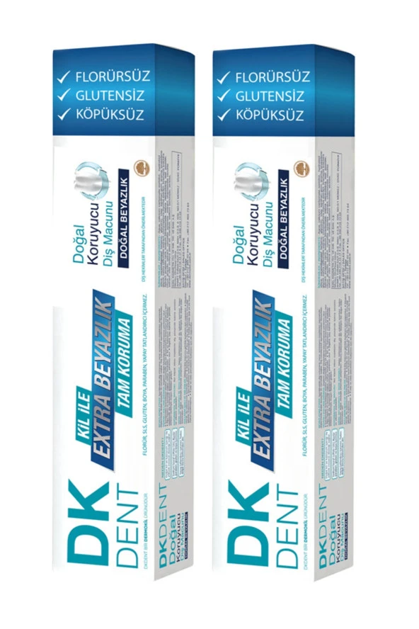 Dkdent Dk Dent Dermokil Klasik Diş Macunu 75ml X2 Adet ürün görseli 1