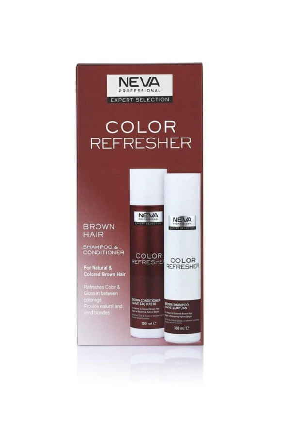 Neva Color Refresher- Renk Yenileyici Kahve Şampuan & Krem Set 300 ml*2 ürün görseli 1