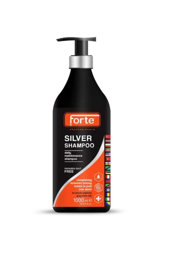 FORTE Silver Parabensiz Şampuan 1000 ml ürün görseli 1