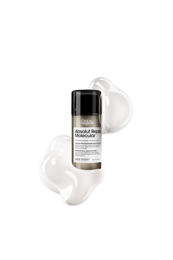 L'oreal Professionnel Serie Expert Absolut Repair Molecular Yıpranmış Saçlar İçin Moleküler Onarıcı Maske 100 ml ürün görseli 1