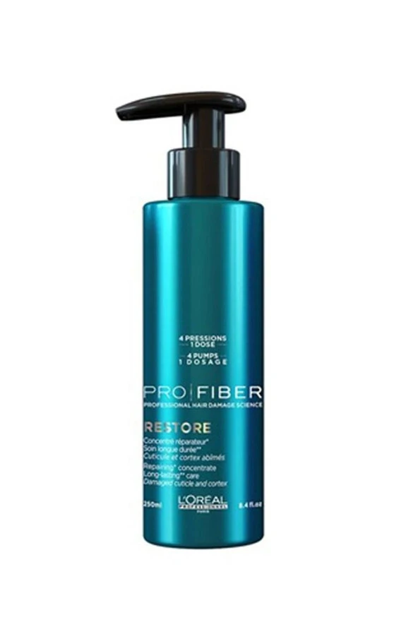 L'oreal Professionnel Pro Fiber Restore - Yıpranmış Saçlar için Onarıcı Konsantre Bakım 250 ml 3474636496815 ürün görseli 1