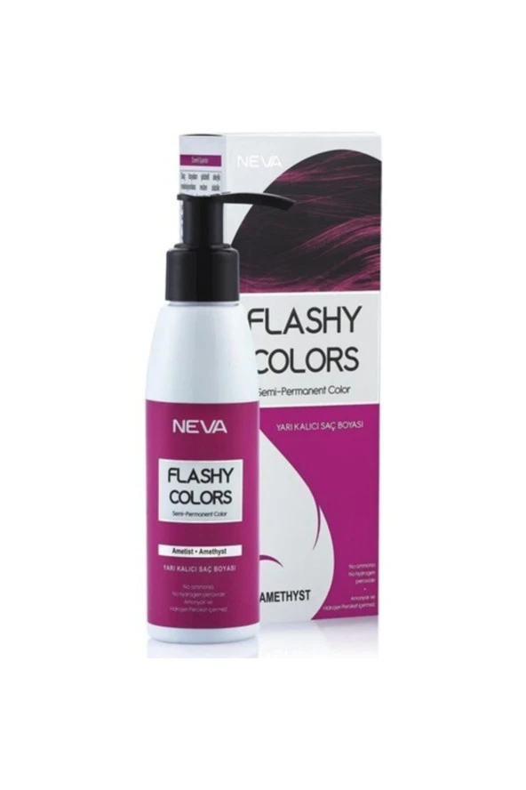 Neva Flashy Colors Yarı Kalıcı Saç Boyası Ametist Mor ürün görseli 1