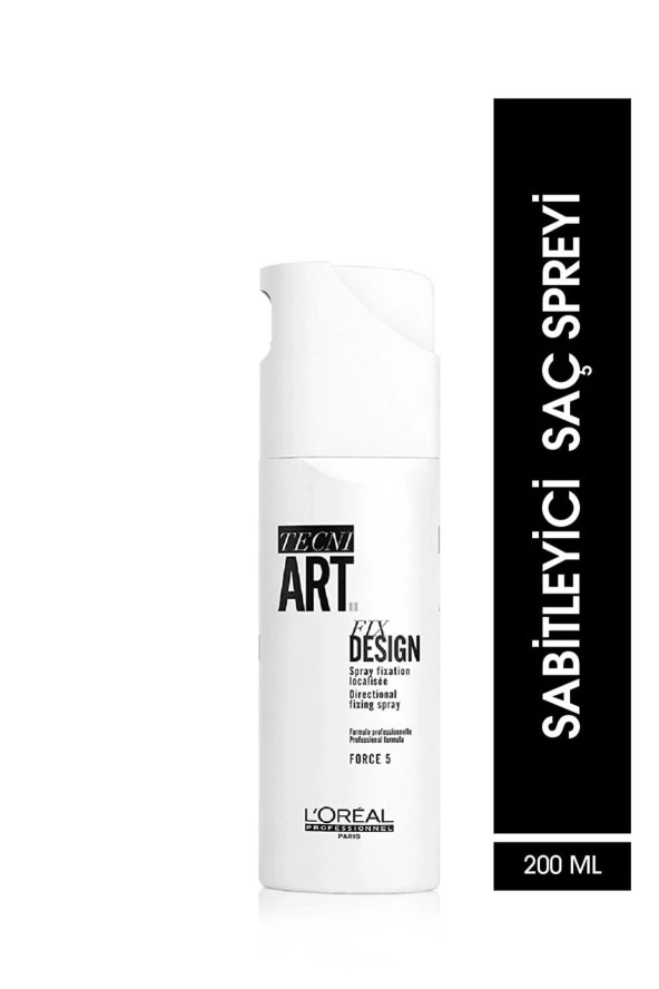 L'oreal Professionnel Techni Art Fix Design Sabitleyici Saç Spreyi Uv Filtreli 200 Ml ürün görseli 1