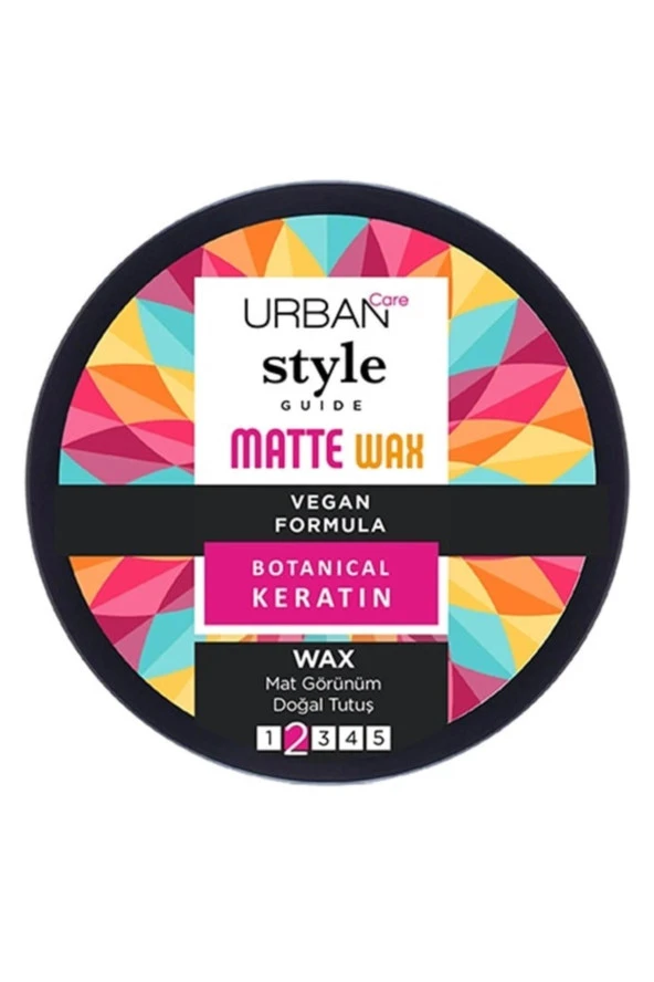 Urban Care Care Style Guide Matte Wax Mat Görünüm Saç Şekillendirici Wax-vegan-100 ml ürün görseli 1
