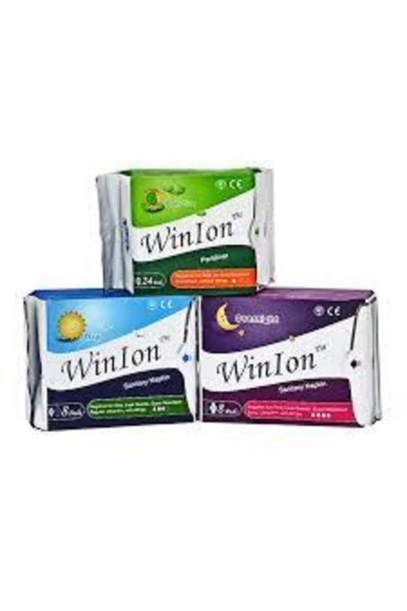Winalite Winion Negatif Iyonlu Ped Gece+normal+günlük ürün görseli 1