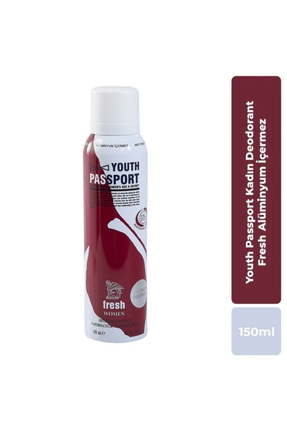 Youth Passport Deodorant 150ml Bayan Fresh ürün görseli 1