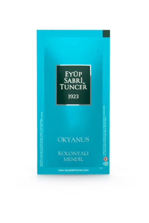 Eyüp Sabri Tuncer Okyanus 50li Kolonyalı Mendil Kolonyalı Mendil 50li Poşet Küçük Boy ürün görseli 1