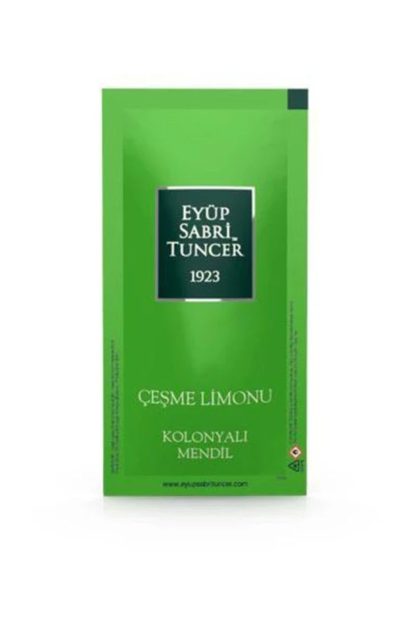 Eyüp Sabri Tuncer Çeşme Limonu 50li Kolanyalı Mendil ürün görseli 1