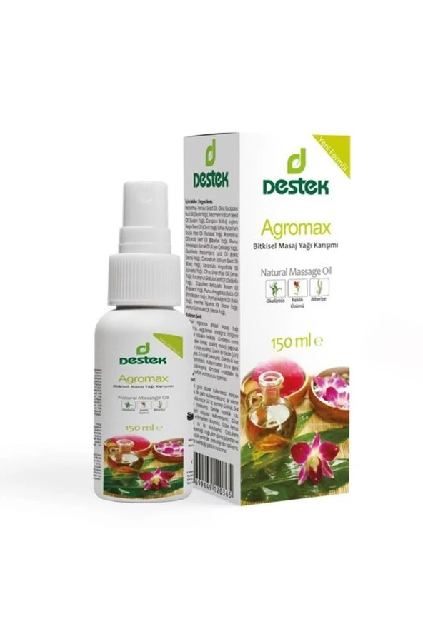 Destek - Agromax Bitkisel Masaj Yağı Karışımı 150ml ürün görseli 1