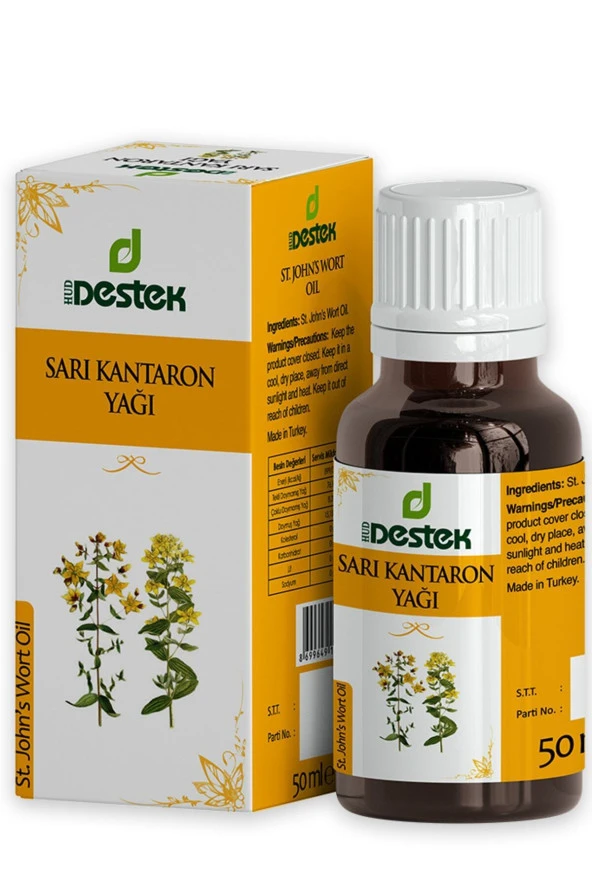 Destek Sarı Kantaron Yağı 50 Ml ürün görseli 1