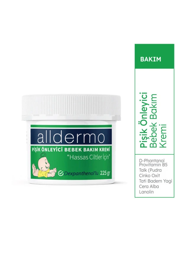 Alldermo Pişik Önleyici Krem 225 gr ürün görseli 1