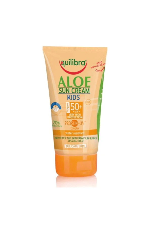 Equilibra Aloe Çocuklar Için Güneş Kremi Spf 50+ 150ml. ürün görseli 1