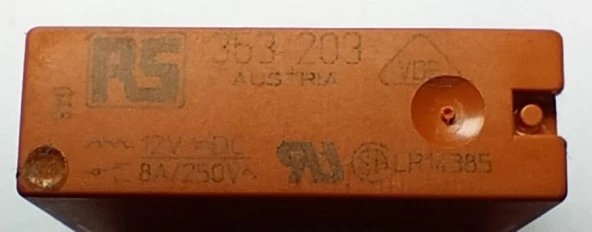 12V 8A Tek Kontak Röle Lr14385 ürün görseli 1