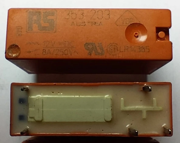 12V 8A Tek Kontak Röle Lr14385 - Resim 2