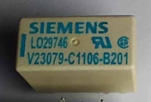 9V Tek Bobinli Çift Kontak Kilitli Röle V23079-C1106-B201 ürün görseli 1
