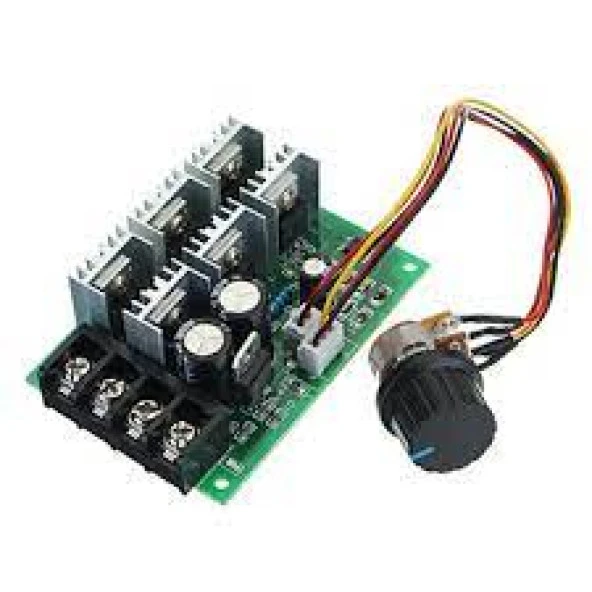 Dc 9V-55V 40A Pwm Dc Motor Hız Kontrolcüsü ürün görseli 1