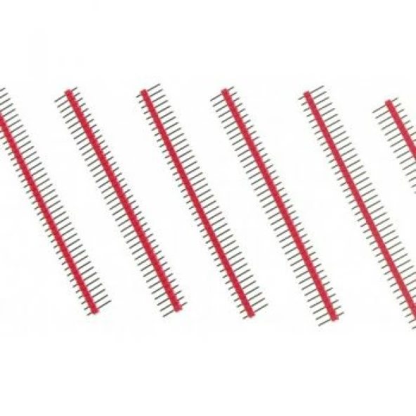 40 Pin 2.54Mm Aralıklı Kırmızı Header - Resim 2