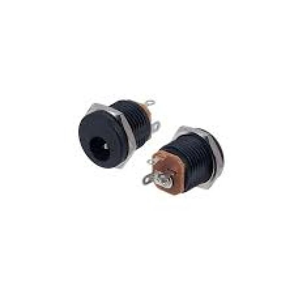 Gözelerelektronik-Dc Jak 2.1Mm Somunlu Dişi Adaptör Jakı 12Mm ürün görseli 1