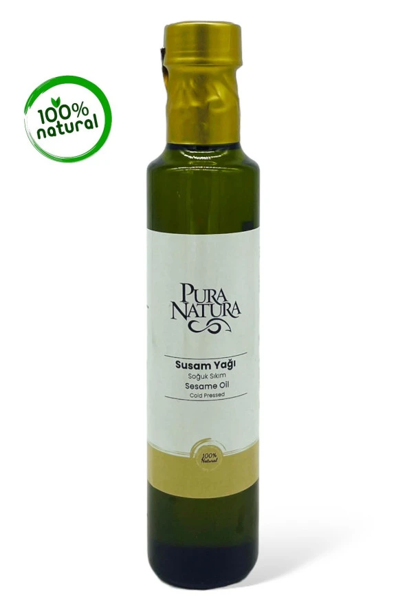 Pura Natura Susam Yağı Soğuk Sıkım 250ml ürün görseli 1